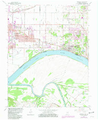 Download a high-resolution, GPS-compatible USGS topo map for Newburgh, IN (1981 edition)