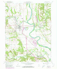 Download a high-resolution, GPS-compatible USGS topo map for Newport, IN (1980 edition)