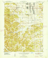 Download a high-resolution, GPS-compatible USGS topo map for Nineveh, IN (1948 edition)