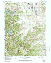 Download a high-resolution, GPS-compatible USGS topo map for Nineveh, IN (1987 edition)