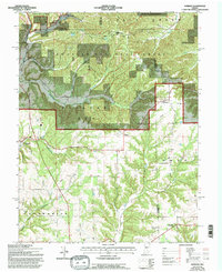 Download a high-resolution, GPS-compatible USGS topo map for Norman, IN (1996 edition)