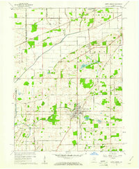 Download a high-resolution, GPS-compatible USGS topo map for North Liberty, IN (1961 edition)
