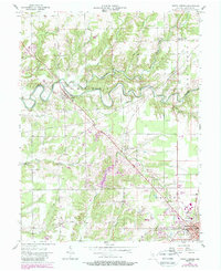 Download a high-resolution, GPS-compatible USGS topo map for North Vernon, IN (1988 edition)