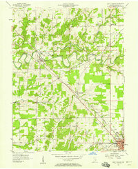Download a high-resolution, GPS-compatible USGS topo map for North Vernon, IN (1958 edition)