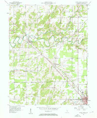 Download a high-resolution, GPS-compatible USGS topo map for North Vernon, IN (1958 edition)