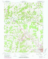 Download a high-resolution, GPS-compatible USGS topo map for North Vernon, IN (1981 edition)