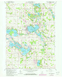 preview thumbnail of historical topo map of North Webster, IN in 1962