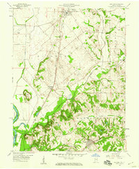 Download a high-resolution, GPS-compatible USGS topo map for Oaktown, IN (1959 edition)