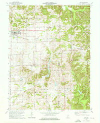 Download a high-resolution, GPS-compatible USGS topo map for Odon, IN (1976 edition)