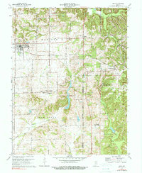 Download a high-resolution, GPS-compatible USGS topo map for Odon, IN (1978 edition)