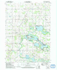 Download a high-resolution, GPS-compatible USGS topo map for Oliver Lake, IN (1993 edition)