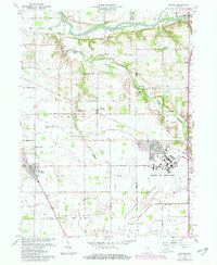 Download a high-resolution, GPS-compatible USGS topo map for Onward, IN (1980 edition)