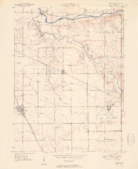 1951 Map of Onward