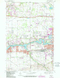 Download a high-resolution, GPS-compatible USGS topo map for Osceola, IN (1987 edition)