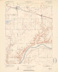 1951 Map of Otterbein