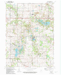 Download a high-resolution, GPS-compatible USGS topo map for Palmer, IN (1992 edition)