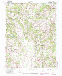 Download a high-resolution, GPS-compatible USGS topo map for Palmyra, IN (1988 edition)