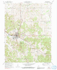 Download a high-resolution, GPS-compatible USGS topo map for Paoli, IN (1991 edition)