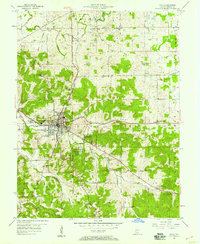 Download a high-resolution, GPS-compatible USGS topo map for Paoli, IN (1958 edition)