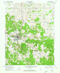 Download a high-resolution, GPS-compatible USGS topo map for Paoli, IN (1972 edition)