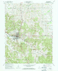 Download a high-resolution, GPS-compatible USGS topo map for Paoli, IN (1972 edition)