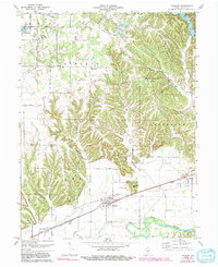 Download a high-resolution, GPS-compatible USGS topo map for Paragon, IN (1991 edition)