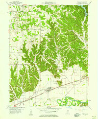 Download a high-resolution, GPS-compatible USGS topo map for Paragon, IN (1958 edition)