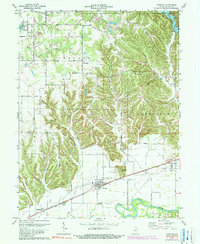 Download a high-resolution, GPS-compatible USGS topo map for Paragon, IN (1983 edition)