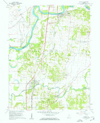preview thumbnail of historical topo map of Patoka, IN in 1959