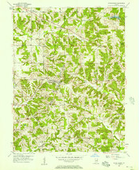 Download a high-resolution, GPS-compatible USGS topo map for Patricksburg, IN (1969 edition)