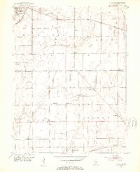1953 Map of Pendleton, 1954 Print