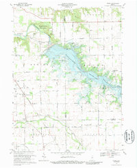 Download a high-resolution, GPS-compatible USGS topo map for Peoria, IN (1987 edition)