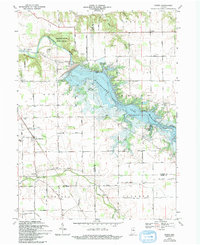 Download a high-resolution, GPS-compatible USGS topo map for Peoria, IN (1994 edition)