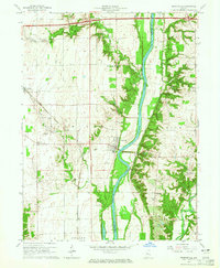 Download a high-resolution, GPS-compatible USGS topo map for Perrysville, IN (1976 edition)