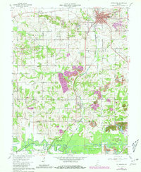 Download a high-resolution, GPS-compatible USGS topo map for Petersburg, IN (1981 edition)