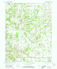 preview thumbnail of historical topo map of Ripley County, IN in 1961