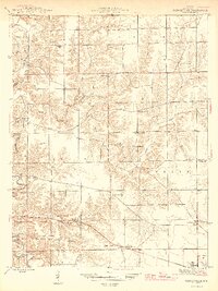 1946 Map of Pierceville