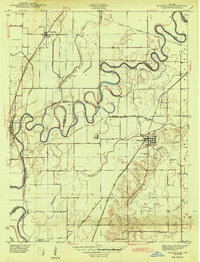 Download a high-resolution, GPS-compatible USGS topo map for Plainville, IN (1943 edition)