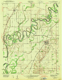 Download a high-resolution, GPS-compatible USGS topo map for Plainville, IN (1943 edition)