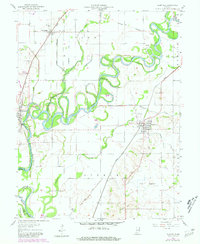 Download a high-resolution, GPS-compatible USGS topo map for Plainville, IN (1981 edition)