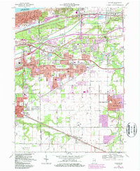 Download a high-resolution, GPS-compatible USGS topo map for Portage, IN (1987 edition)