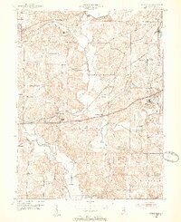 preview thumbnail of historical topo map of Putnam County, IN in 1952