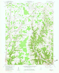 preview thumbnail of historical topo map of Ripley County, IN in 1959