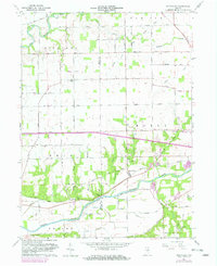 preview thumbnail of historical topo map of Wabash County, IN in 1963