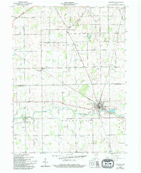 Download a high-resolution, GPS-compatible USGS topo map for Ridgeville, IN (1994 edition)