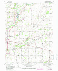 preview thumbnail of historical topo map of Hamilton County, IN in 1969