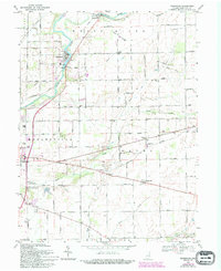 Download a high-resolution, GPS-compatible USGS topo map for Riverwood, IN (1994 edition)