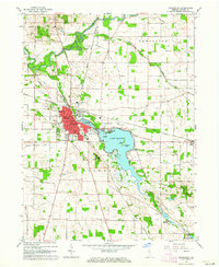 preview thumbnail of historical topo map of Rochester, IN in 1962