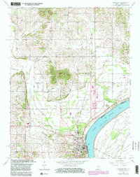 Download a high-resolution, GPS-compatible USGS topo map for Rockport, IN (1983 edition)