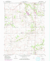 Download a high-resolution, GPS-compatible USGS topo map for Romney, IN (1980 edition)